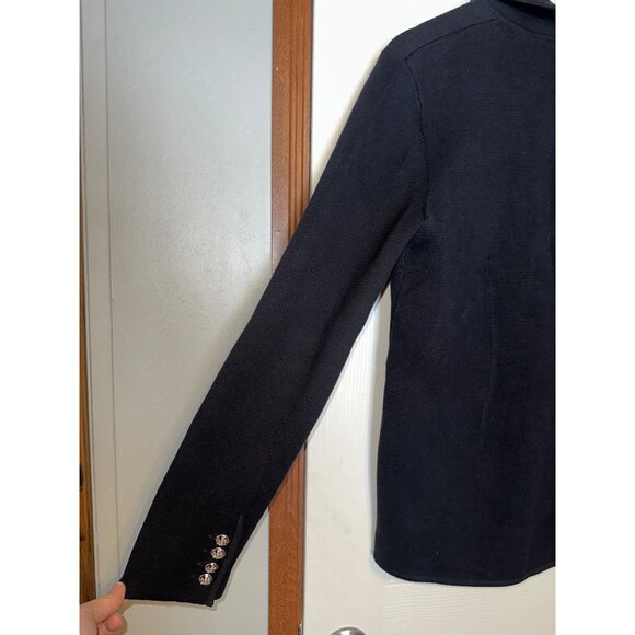 Lauren Ralph Lauren Black Blazer with Embroidered Crest - Picture 5 of 14